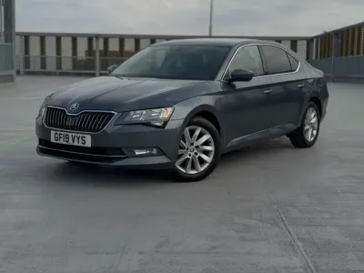 Used Skoda Superb SE Technology 150 HP (110 kW) 2019 Grey Hatchback