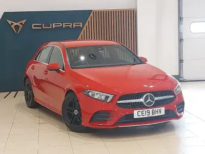 Used Mercedes A200 Executive 163 HP (119 kW) 2019 Red Hatchback