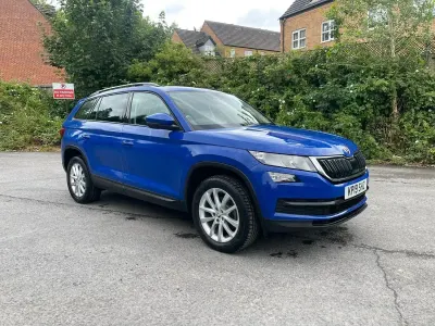 Used Skoda Kodiaq SE 150 HP (110 kW) 2019 Blue SUV