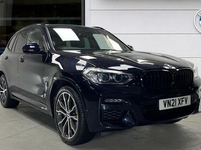 Black Used 2021 BMW X3 M Sport SUV | £30,950 (Fair price)