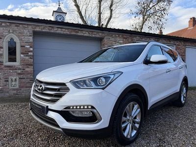 White Used 2017 Hyundai Santa Fe Premium SUV | £12,795 (Fair price)