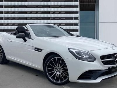 Used Mercedes SLC180 AMG line 156 HP (114 kW) 2019 White Cabriolet