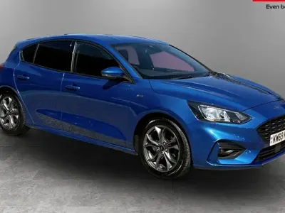 Used Ford Focus ST-Line 125 HP (91 kW) 2019 Blue Hatchback
