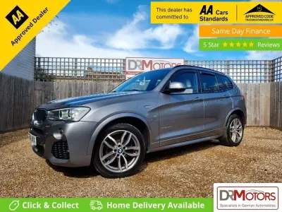 Begagnad BMW X3 M Sport 190 HK (139 kW) 2014 Grå SUV