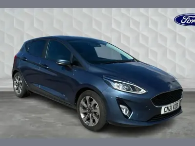 Usado Ford Fiesta Trend 95 CV (69 kW) 2021 Azul Utilitario
