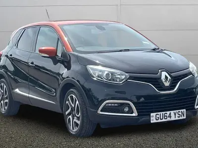 Used Renault Captur Dynamique 120 HP (88 kW) 2014 Black/orange SUV