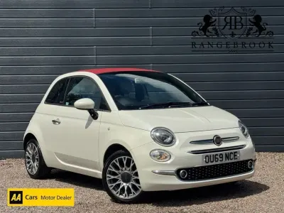 Used Fiat 500C Star 85 HP (62 kW) 2019 White Cabriolet