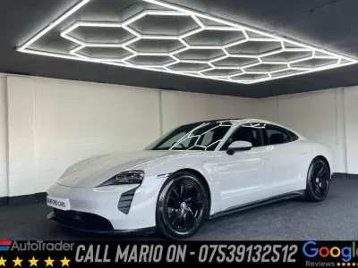 Used Porsche Taycan Performance Package 350 kW (476 HP) 2022 Grey Sedan