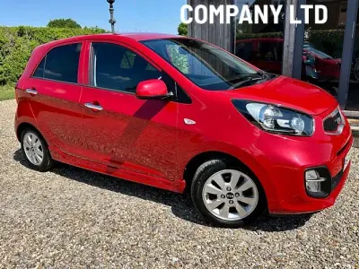 Second-hand Kia Picanto 69 CP (50 kW) 2014 Roșu Hatchback