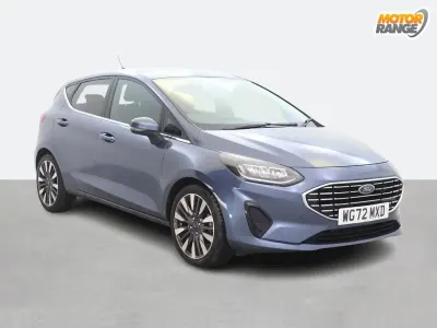 Usado Ford Fiesta Titanium X 125 CV (91 kW) 2022 Azul Utilitario