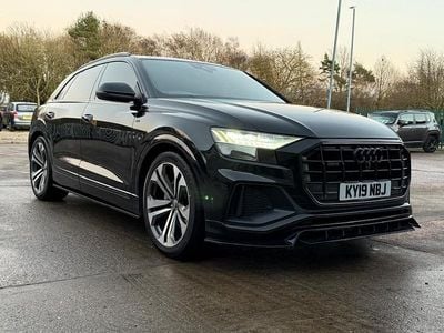 Black Used 2019 Audi Q8 S-Line SUV | £30,000 (A bit pricey)