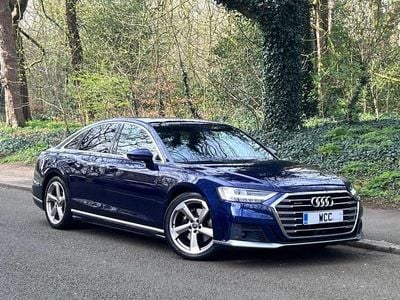Used Audi A8 S-Line 2019 Blue Sedan