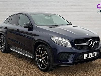 Blue Used 2016 Mercedes GLE450 AMG Premium Plus Coupe | £26,824 (Good price)