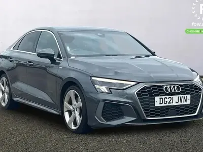 Used Audi A3 S-Line 150 HP (110 kW) 2021 Grey Sedan