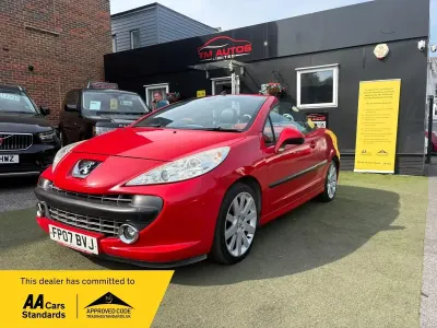 Used Peugeot 207 GTi 120 HP (88 kW) 2007 Red Cabriolet