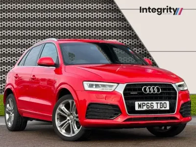Used Audi Q3 S-line plus 180 HP (132 kW) 2016 Red SUV