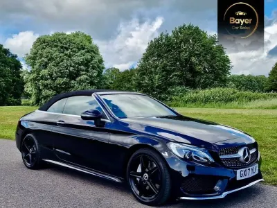Used Mercedes C250 AMG Line Premium Plus 2017 Black Cabriolet