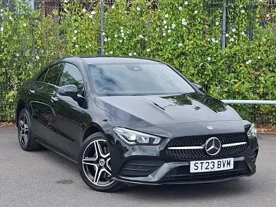 Used Mercedes CLA250e AMG Line Premium 218 HP (160 kW) 2023 Black Coupe