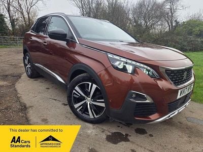 Bronze Used 2017 Peugeot 3008 GT-line Hatchback | £9,500 (Fair price)