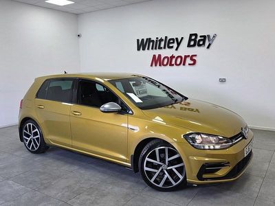 Used VW Golf VII R-line 150 HP (110 kW) 2017 Yellow Hatchback