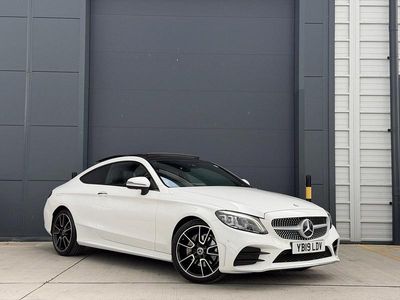 Used Mercedes C220 AMG Line Premium Plus 2019 White Coupe