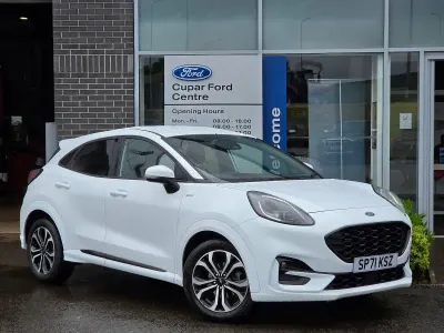 Used Ford Puma ST-Line 125 HP (91 kW) 2021 White Hatchback