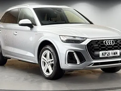 Used Audi Q5 S-Line 204 HP (150 kW) 2021 Floret silver SUV