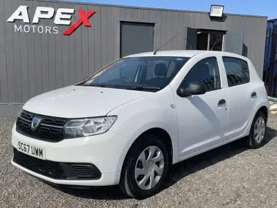 Used Dacia Sandero Ambiance 2018 White Hatchback