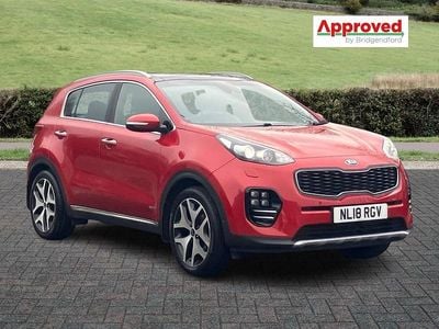 Used Kia Sportage GT-Line S 182 HP (133 kW) 2018 Red SUV
