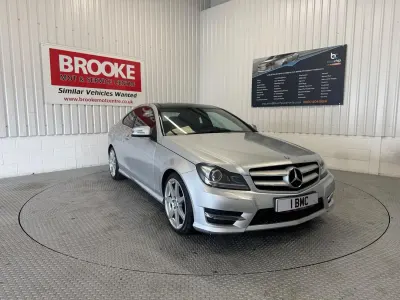 Used Mercedes C220 Sport Edition 170 HP (125 kW) 2015 Silver Coupe