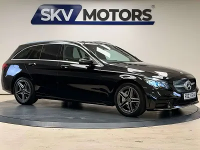 Usado Mercedes C200 AMG Line Premium Plus 184 HP (135 kW) 2019 Preto Carrinha