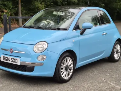 Used Fiat 500 Lounge 2014 Blue Hatchback
