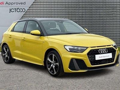 Yellow Used 2021 Audi A1 S-Line Hatchback | £15,482 (Fair price)