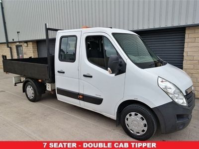 used Vauxhall Movano 2.3 R3500 L2H1 CRC CDTI 123 BHP 7 SEATER TIPPER