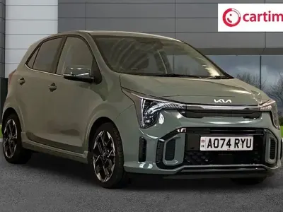 Begagnad Kia Picanto GT-Line S 77 HK (56 kW) 2024 Grön Halvkombi