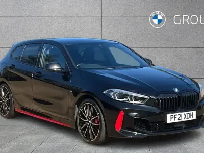 Used BMW 128 M Sport 261 HP (191 kW) 2021 Black Hatchback