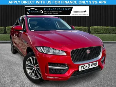 Used Jaguar F-Pace R-Sport 180 HP (132 kW) 2018 Red SUV