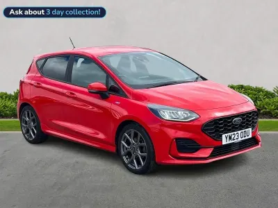 Used Ford Fiesta ST-Line 100 HP (73 kW) 2023 Red Hatchback