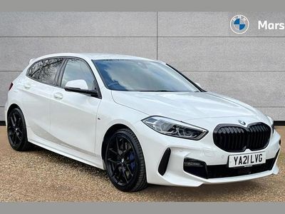Used BMW 118 M Sport 134 HP (98 kW) 2021 White Hatchback