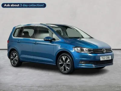 Used VW Touran SEL 150 HP (110 kW) 2020 Blue MPV