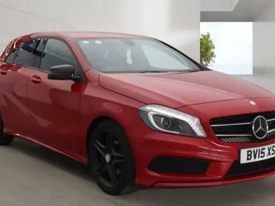 Used Mercedes A180 AMG 109 HP (80 kW) 2015 Red Hatchback