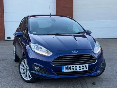 Used Ford Fiesta Titanium 2016 Blue Hatchback