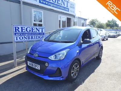 Used Hyundai i10 GO! 67 HP (49 kW) 2018 Blue Hatchback