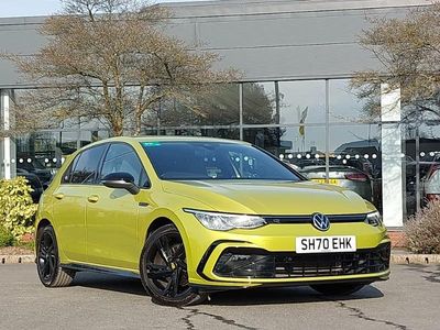 Used VW Golf VII R-line 150 HP (110 kW) 2020 Yellow Hatchback