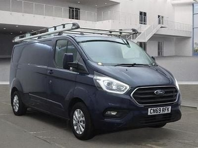 Blue Used 2019 Ford Transit Custom Limited Van | £12,990 (Good price)