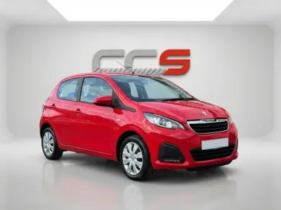 Used Peugeot 108 Active 68 HP (50 kW) 2018 Red Hatchback