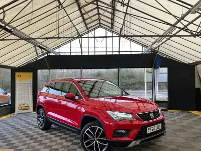 Usado Seat Ateca 4Drive 150 HP (110 kW) 2020 Vermelho SUV