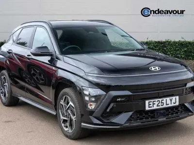 Second-hand Hyundai Kona N Line 129 CP (94 kW) 2025 Negru SUV