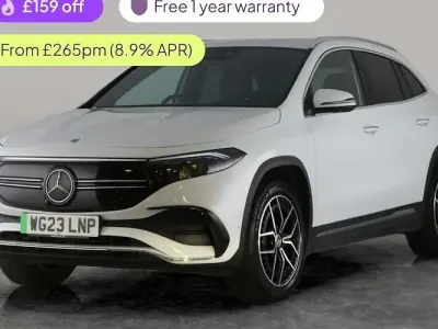 Used Mercedes EQA350 AMG line 214 kW (292 HP) 2023 White SUV