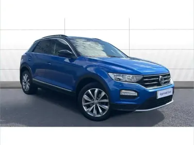 Used VW T-Roc Design 116 HP (85 kW) 2020 Blue SUV